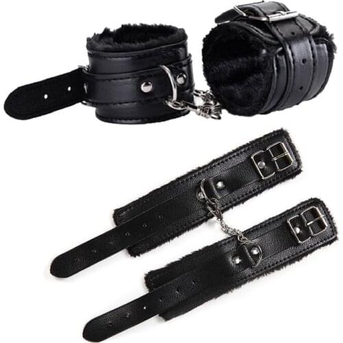 PU Leather Handcuffs Sex Bondage Restraints Wrist Hand Cuffs Product,Adult Game Toys for Women&Men Products Bdsm Fetish