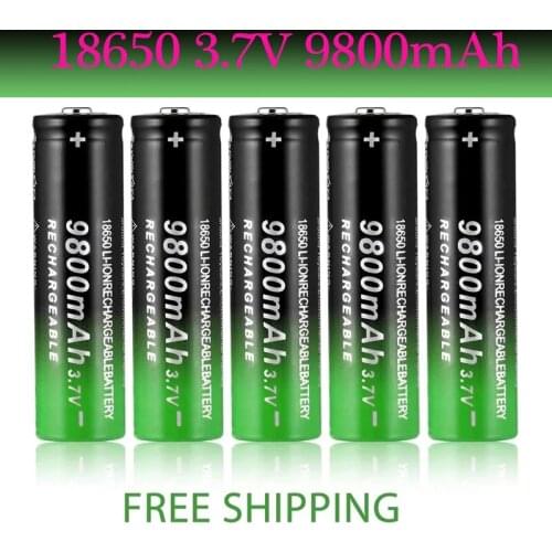 2021 New Fast Charging 18650 Battery High Quality 9800Mah 3.7V 18650B Li-Ion Flashlight Batteries