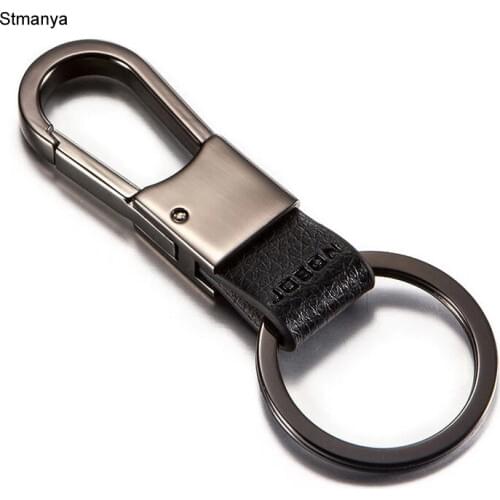 New High quality Top leather key chain Men car key Ring Women Charm key Holder Best Gift KeyChains with box