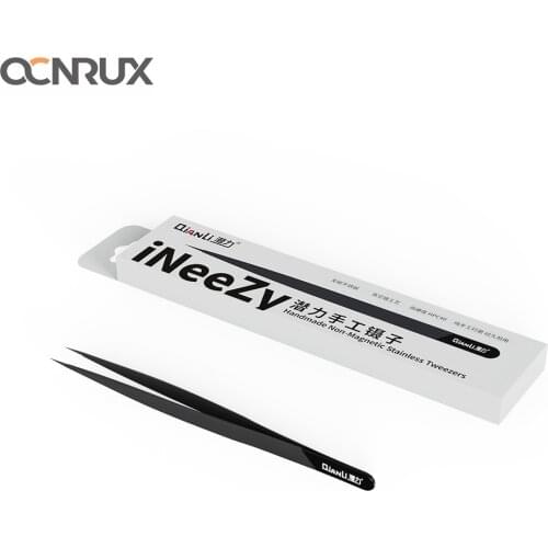 Qianli iNeezy Handmade Polished Manual Gringding Tweezer Non-Magnetic Forceps Stainless Steel Tweezers for Phone Repair