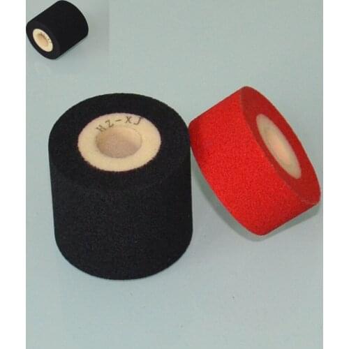Black Diameter 36mm Height 32mm dry ink roll batch lot number coding for ink roller coding machine