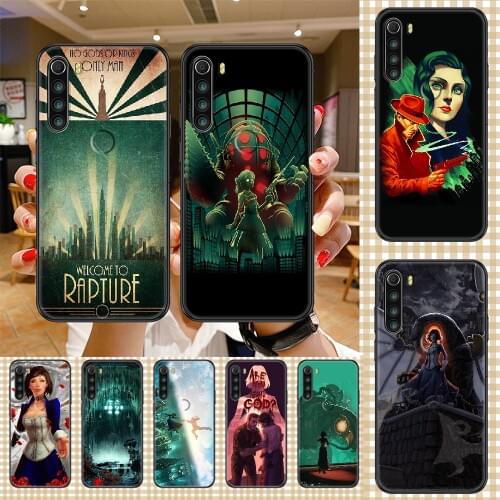Game BioShock Phone case For Xiaomi Redmi Note 7 7A 8 8T 9 9A 9S 10 K30 Pro Ultra black soft hoesjes silicone funda trend bumper