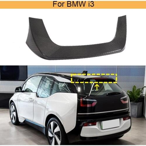 For i3 Rear Roof Spoiler Wing for BMW i3 2014 - 2020 Car Rear Roof Boot Lip Wing Spoiler Carbon Fiber