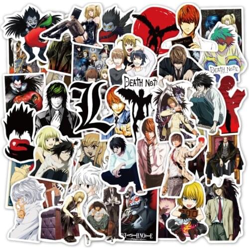 VANMAXX 50 PCS Death Note Graffiti Stickers Waterproof Vinyl Decal for Laptop Helmet Bicycle Luggage