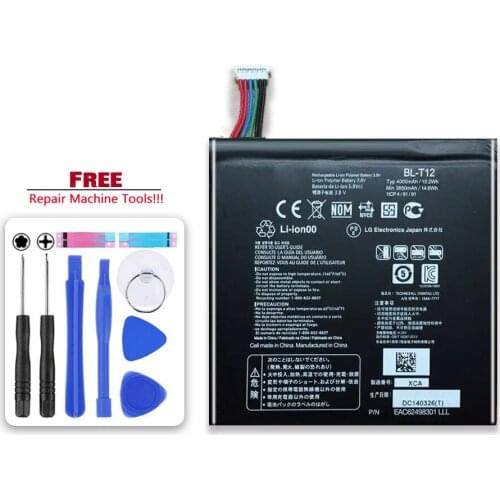 4000mAh Replacement Battery BL-T12 for LG G Pad 7.0 V400 V410 Tablet