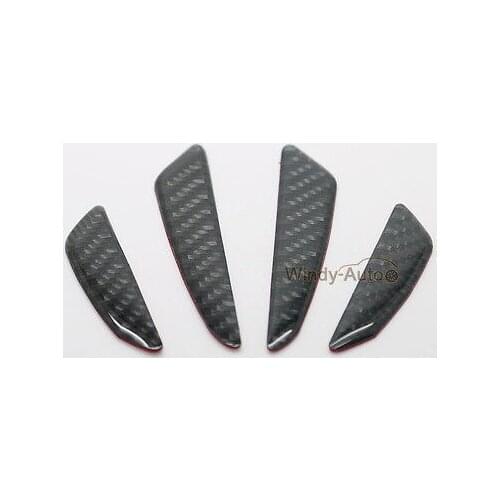 Real Carbon Fiber Auto Side Door Edge Protection Guard Sticker For Subaru
