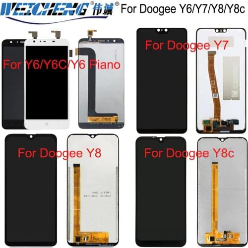 For Doogee Y6 Y6c/Y7 N10 LCD Display+Touch Screen Screen Digitizer Assembly Replacement for doogee y8 y8c display lcd screen