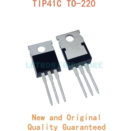 10pcs TIP41C TIP41 TO-220 TO220 Bipolar Transistors new and original
