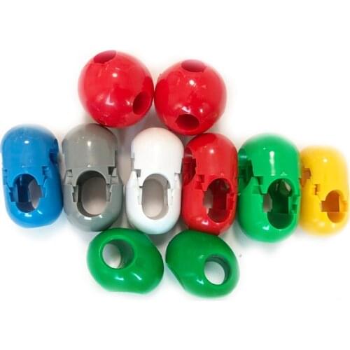 50PCS Rope Net Buckle Plastic Connector Climbing Accessories Outdoor Amusement Climbing Rope Button Plastic Cross Buckle
