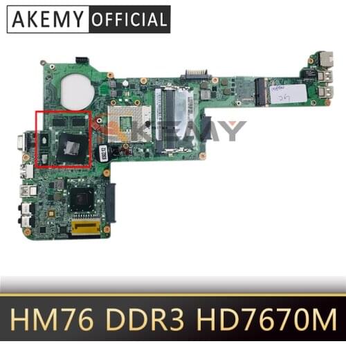 AKEMY DABY3CMB8E0 REV E A000174130 For Toshiba Satellite C840 L840 Laptop motherboard HM76 DDR3 HD7670M graphics
