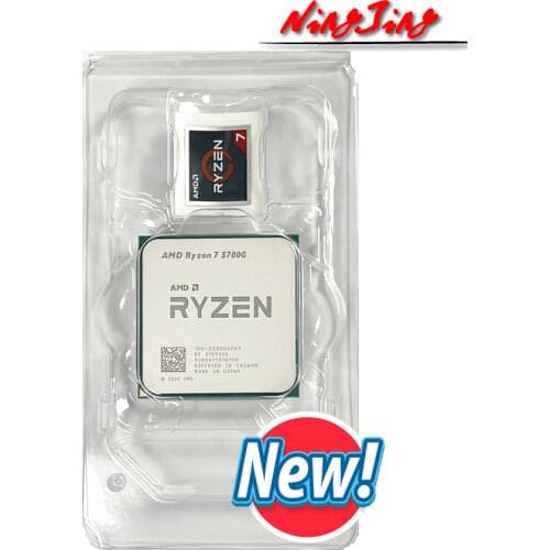 AMD Ryzen 7 5700G R7 5700G 3.8GHz Eight-Core 16-Thread 65W CPU Processor L3=16M 100-000000263 Socket AM4 new but no fan