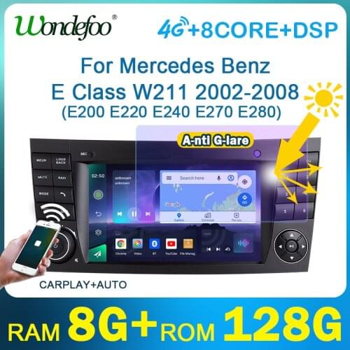 Car intelligent system 2 din radio android 10 screen PX6 For Mercedes Benz E-Class W211 CLK W209 CLS W219 G-Class W463 bluetooth