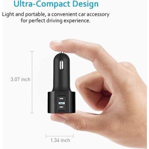 Car Bluetooth FM Transmitter MP3 Player Radio Adapter Kit Dual USB Charger Accesorios Para Auto Car FM Transmitter