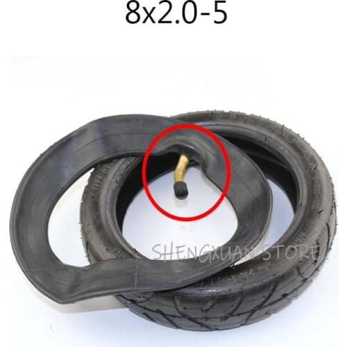 HOT SALE GOOD QUALITY 8X2.0-5 inner tube and tyre for Electric scooter baby trolley 8 inch pneumatic tire 8x2.00-5 tires