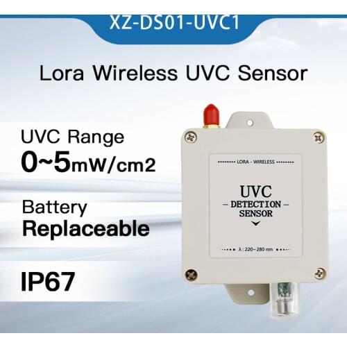 UV Sensor Wireless Ultraviolet Intensity Monitoring for Disinfection Lamb XZ-DS01-UVC1
