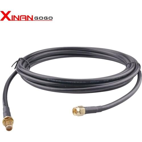 5M RG58 cable with SMA cable adapter SMA MALE TO RP SMA FEMALE antenna extension cable wifi antenna cable