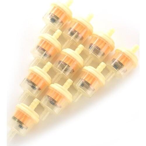 2Pcs Car Dirt Pocket Bike Fuel Filter Petrol Gas Gasoline Liquid Oil Filter For Scooter Motorcycle Motorbike Accessories