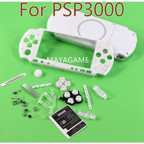 OCGAME Multi Color for PSP3000 PSP 3000 Game Console replacement full housing shell cover case with buttons kit