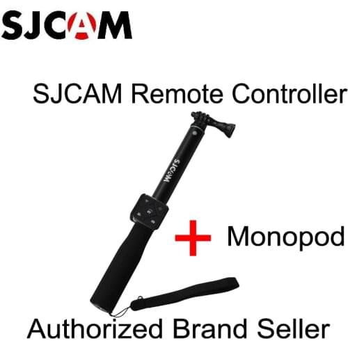 Original SJCAM Smart RF Remote Controller + SJCAM Self-stick Monopod for A10 M20 SJ6 SJ7 Star SJ8 Series Sports DV cameras