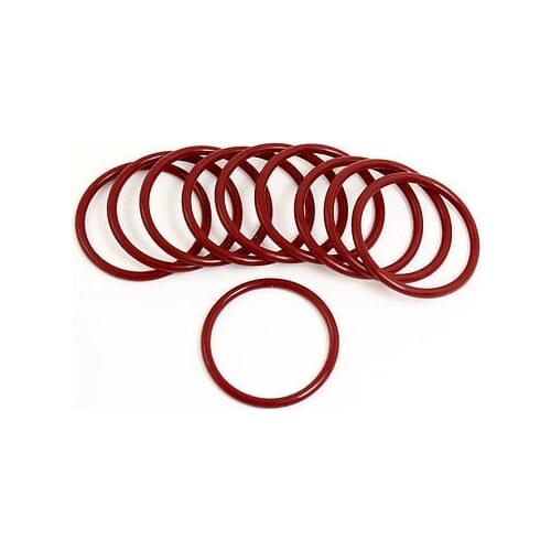 10pcs 40mm Outside Dia 3mm Thickness Industrial Rubber O Rings Seals