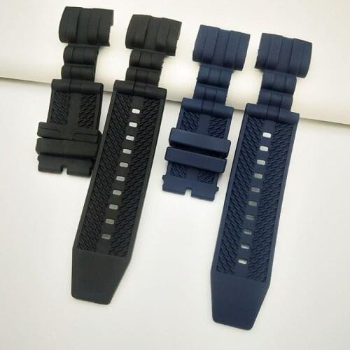 26mm Comfortable Silicone Rubber Watch Band for Invicta Strap Reserve Watch Belt Sport Specific Lugs Bracelet Watchband No Clasp