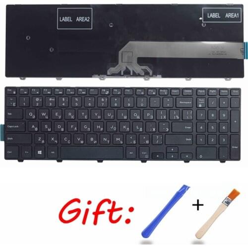 Russian Keyboard for DELL Inspiron P26E P28E 5557 P39F P40F MP-13N73SU-442 MP-13N7 CN-0JYP58 CN-0HHCC8-72438 CN-0HHCC8-75525 RU