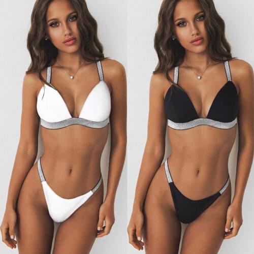 Sexy Leoprd Print Micro Bikini Women Push Up Padded Thong Swimwear Female Beach Swimming Suits for Bathing Suit Plavky Women
