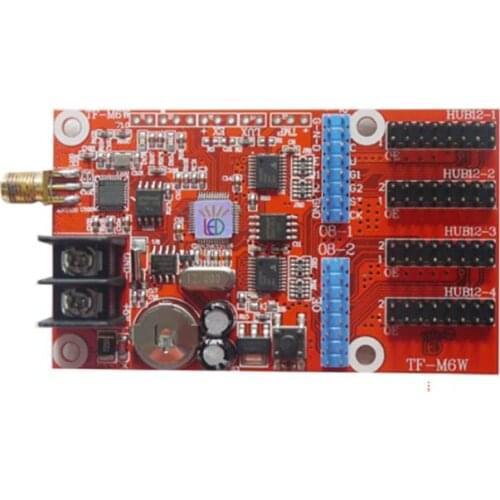 TF-M6W(TF-WF-M)wifi wireless led controller card single&dual color led card supports 1024*32,512*64 dots