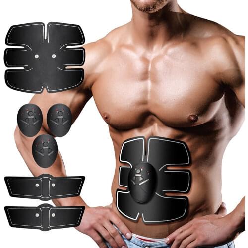 Abdominal machine electric muscle stimulator ABS ems Trainer fitness Weight loss Body slimming Massage