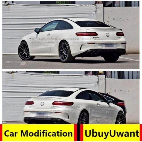 UBUYUWANT For Mercedes-Benz W213 E-COUPE 2-DOORS W238 2015-2019 Spoiler ABS Material Primer Color Car Rear Trunk Wing Spoiler