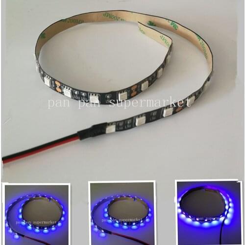 UV Led Strip light 5050 SMD 60leds/m 395-405nm Ultraviolet Ray LED Diode Ribbon Purple Flexible Tape lamp for DJ Fluorescence