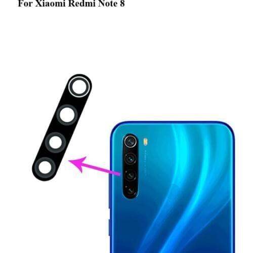 High quality For Xiaomi Redmi Note 8 Back Rear Camera Glass Lens test good For Xiao mi Redmi Note8 Replacement Hongmi note 8