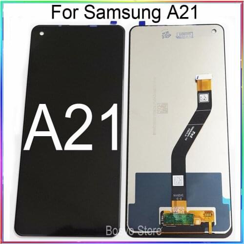For Samsung A21 Lcd screen display with touch with frame assembly A215 SM-A215U