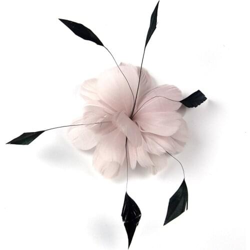 Elegant Women Fashion Headwear Feather Flower Charming Bridal Wedding Hair Accessories 1 Pieces Fancy plumage Hair Accessories