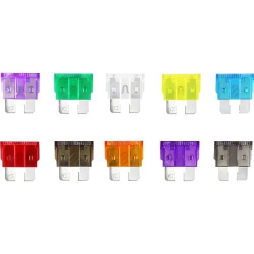 20/50pcs Small Standard Car Fuse Standard Small Fuse Blade Fuse Auto Fuse Car 2A 3A 5A 7.5A 10A 15A 20A 25A 30A 35A