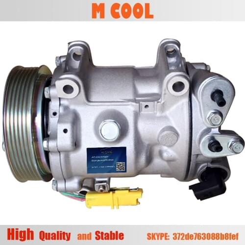 For SD7C16 Car Air AC Compressor PEUGEOT 407 607 CITROEN C5 9648138680 9648238480 9656572480 9656572680