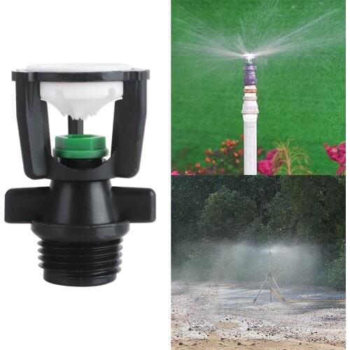 1/2" External Thread Rotating Sprinklers Mini Wobbler Irrigation Water Spray Sprinkler Farm 360 Degree Rotary Watering Nozzles