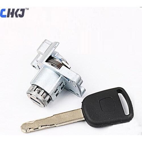 CHKJ Car Left Door Lock Cylinder For Honda 2009 2010 2011 Fit Civic CRV City Car Practice Lock Cylinder Free Shipping
