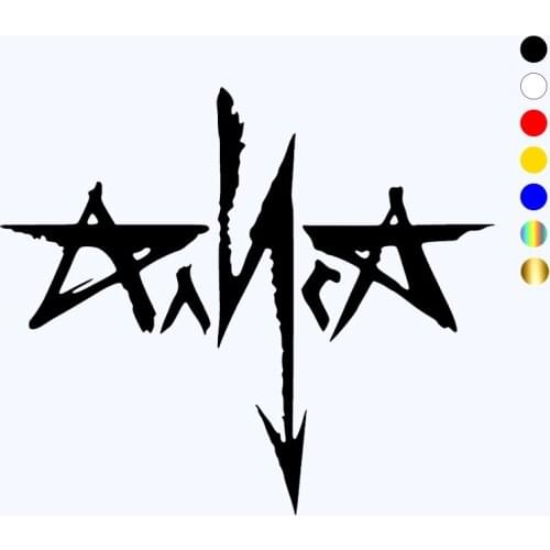 CK2395#15*17cm Alice funny car sticker vinyl decal silver/black car auto stickers for car bumper window car decorations