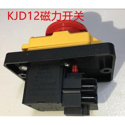 Electromagnetic Switc KJD22 4Pins 6Pins Industrial Emergency Stop Push Button Switch ON OFF PushButton Switches AC 250V 12(10)A