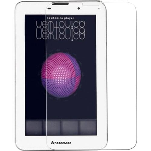 HD tempered glass protective film For Lenovo A3000 7.0" tablet pc Anti-shatter LCD clear Screen Protector Film + retail package