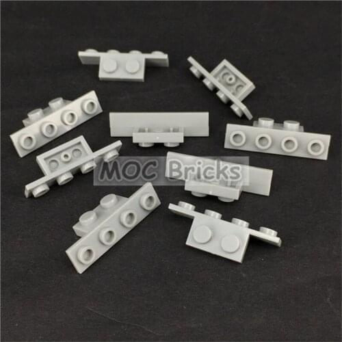 20pcs/lot MOC Bricks Light gray Bracket 1X2-1X4 fit with 2436 DIY Educational Building Blocks Toys for children Xmas gifts