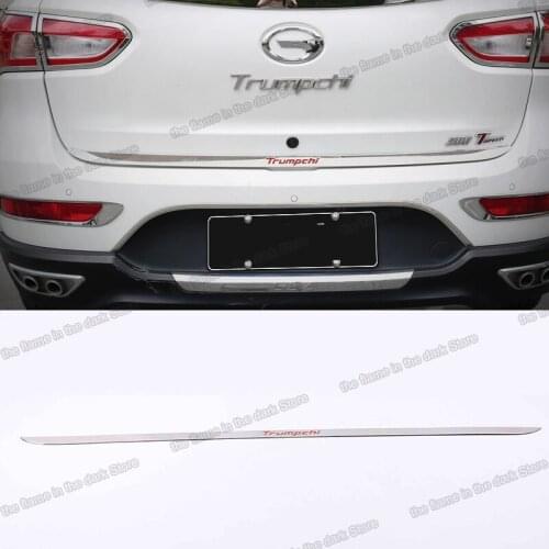 Lsrtw2017 for Trumpchi Gs4 Car Trunk Tailgate Strip Trims Interior Accessories Mouldings 2015 2016 2017 2018 2019 2020 gac