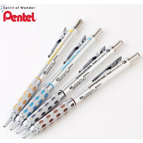 4 Pentel GRAPHGEAR 1000 Mechanical Drafting Pencil Set PG1013/15/17/19(0.3/0.5/0.7/0.9mm)