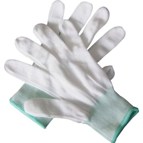 13 Needle Nylon Gloves Outdoor Hunting Breathable Wear-resistant Elastic Electronic Anti-static Labor Packaging Food Wire Mitten