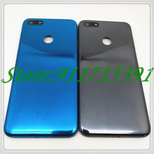 New For Motorola Moto E6 Play Battery Cover Rear Door Housing With Camera Replacement Part