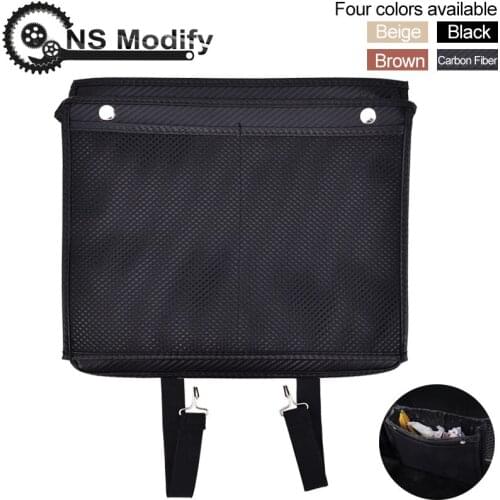 NS Modify Car Organizer Car Trunk PU Leather Back Seat Storage Bag Backseat Storage Bag Universal Car Seat Back Organizer
