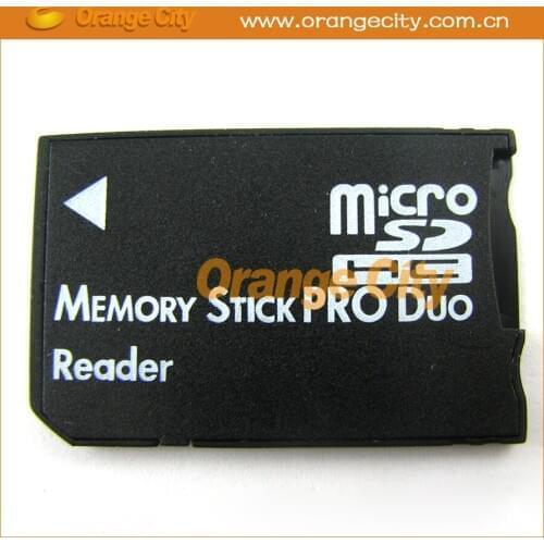 Micro SD SDHC TF to Memory Stick MS Pro Duo Adapter Converter Card Reader for Camera psp 10pcs/lot
