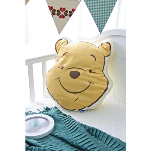 Disney Bedding Winnie the Pooh Decorative pillow for Girls Bedroom Decoration back cushion Kids Bed 50*30 Yellow Soft Sleeping