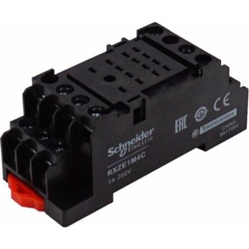 RXZE1M4C Socket RXZ -mixed contact - 7 A - 250 V - screw clamp - for relay RXM2.., RXM4